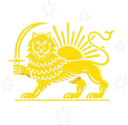 Australian Lion and Sun Association emblem